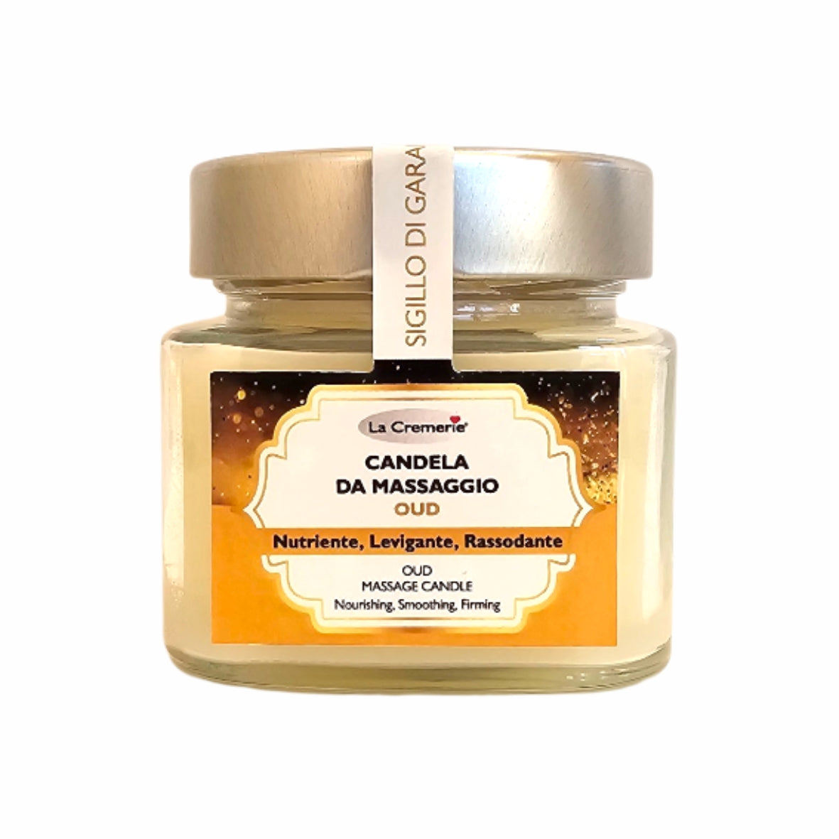 Candela massaggio corpo Oud rassodante tonificante effetto compatto | 200 ml