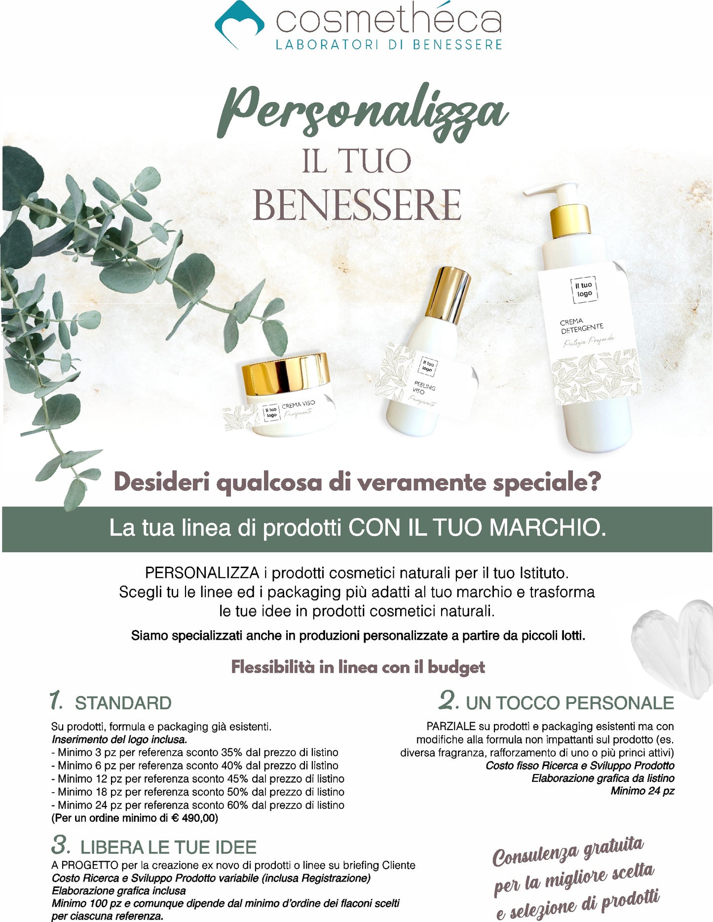 Costruisci la Tua Linea PERSONALIZZATA