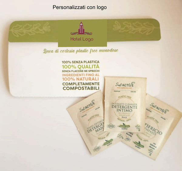 Porta linea di cortesia in cartone (conf da 100pz) Personalizzati a proprio logo