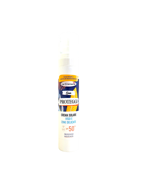 Crema solare viso e zone delicate spf 50+ 50ml