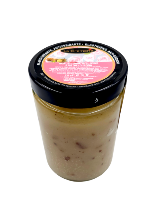 Scrub corpo Petali di Rosa e bollicine 750g