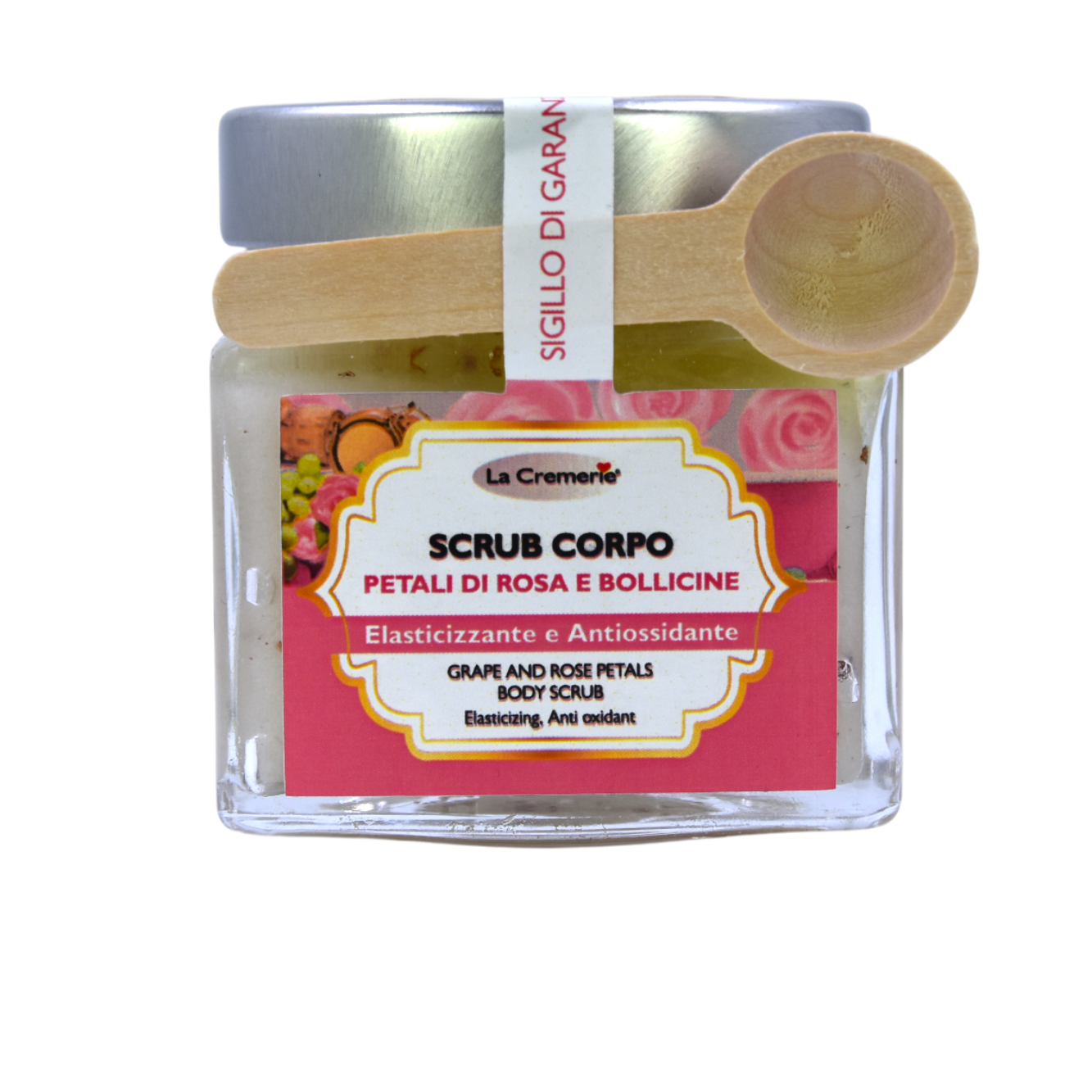 Scrub corpo Petali di Rosa e bollicine 300g