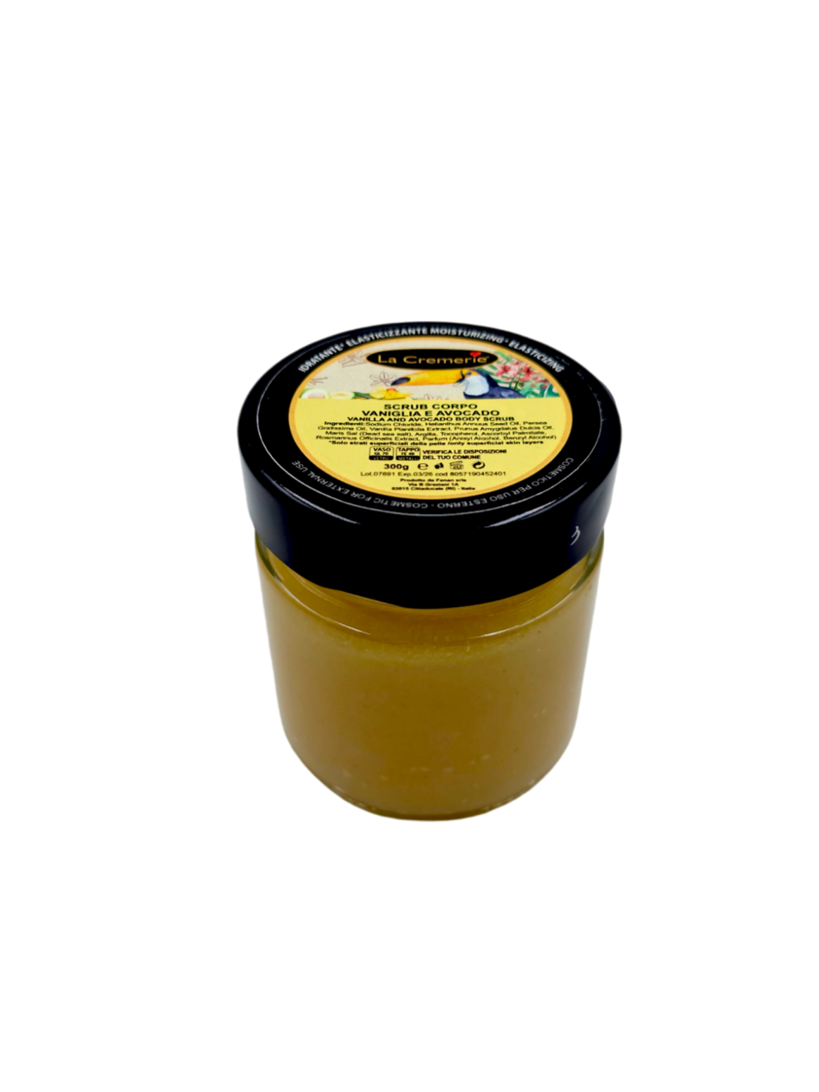 Scrub corpo vaniglia e avocado 300g
