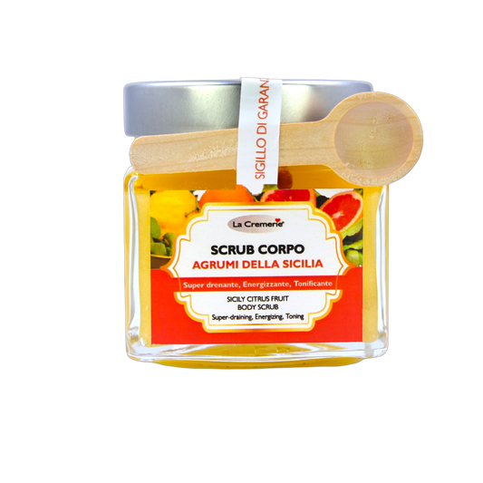 Scrub corpo Agrumi di Sicilia drenante tonificante | 300 g