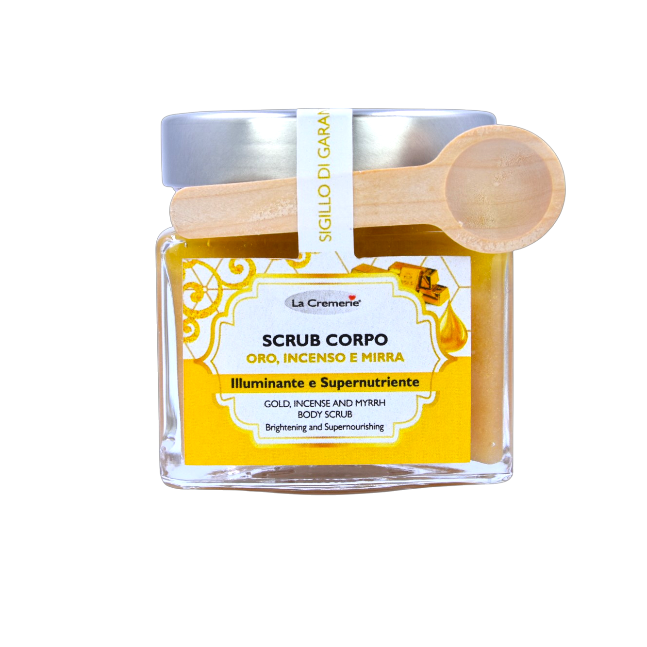 Scrub corpo Oro 24K & Acido Ialuronico esfoliante snellente effetto lifting | 300 g