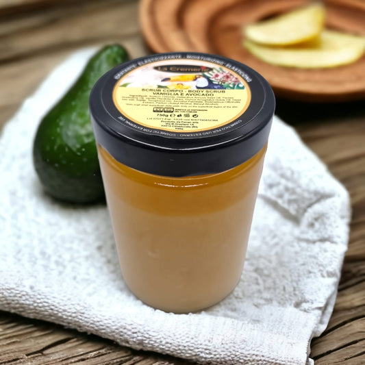 Scrub corpo Vaniglia e Avocado 750gr