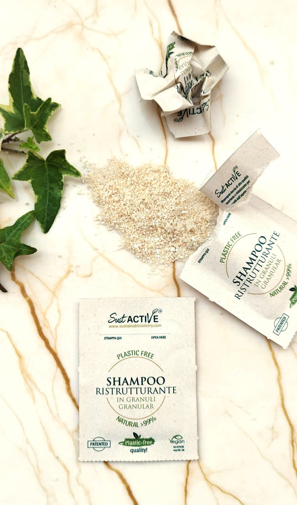 Shampoo ristrutturante in granuli 1,5g (confezione da 180pz)