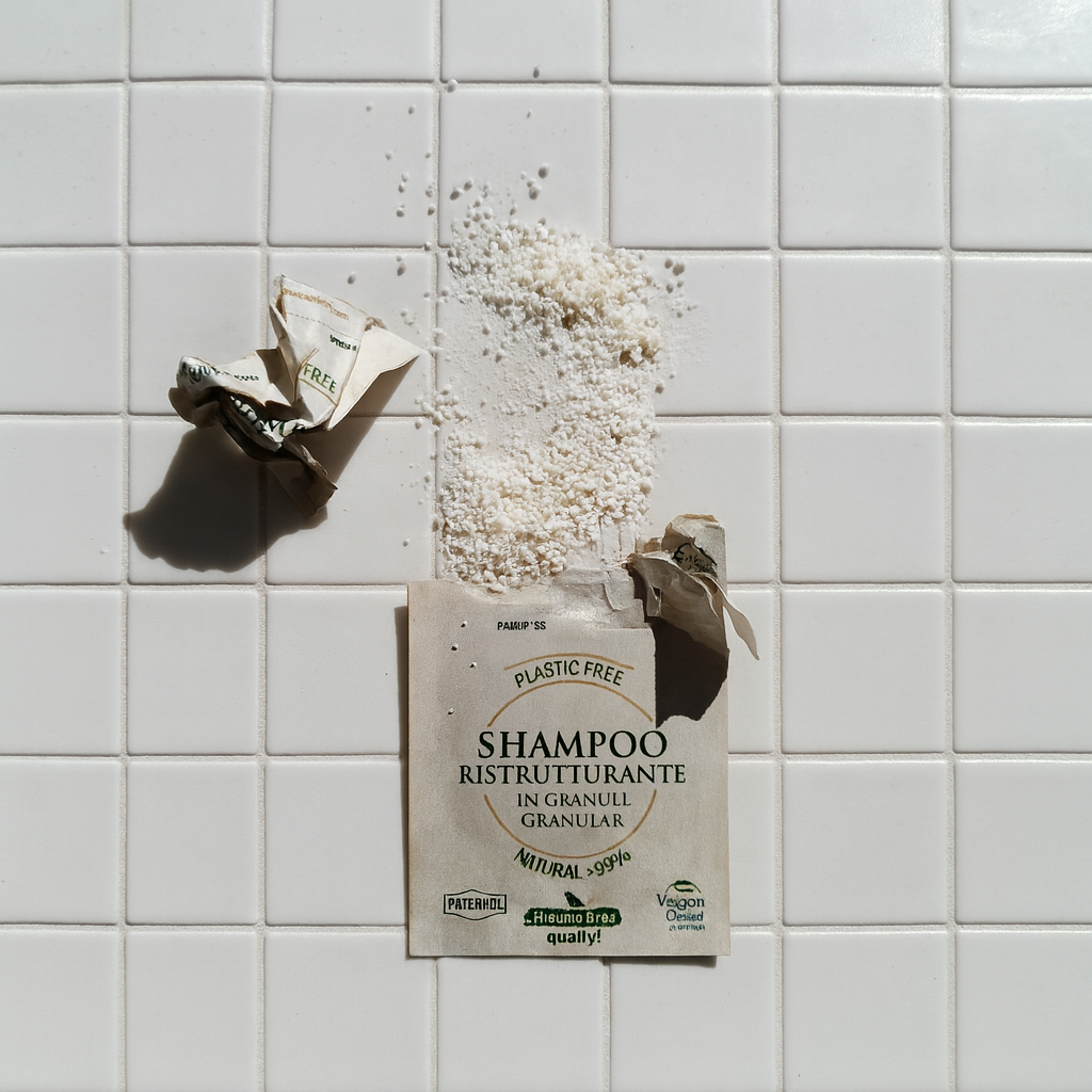 Shampoo ristrutturante in granuli 1,5g (confezione da 250pz)