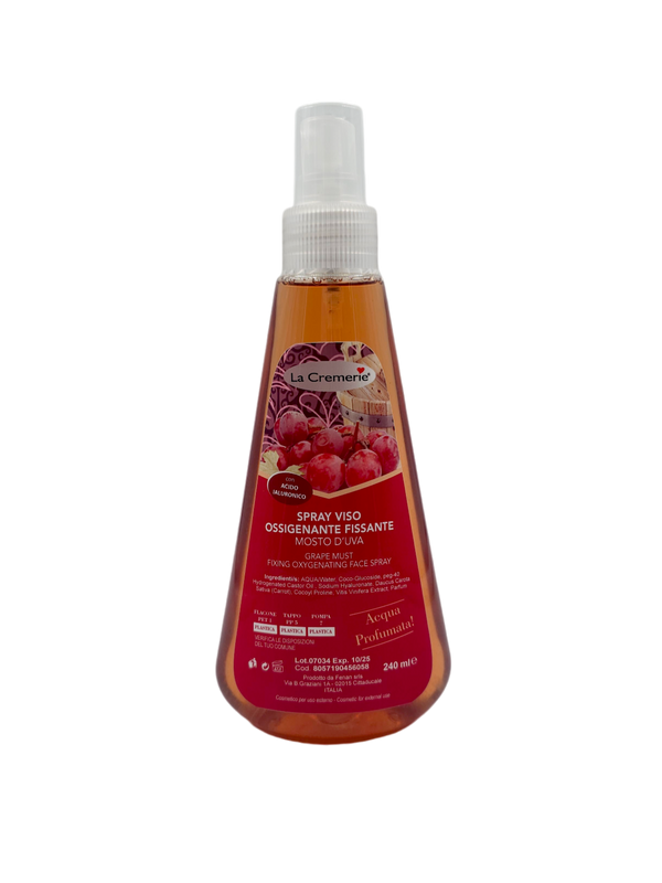 Spray fissante ossigenante viso mosto d'uva  240 ml