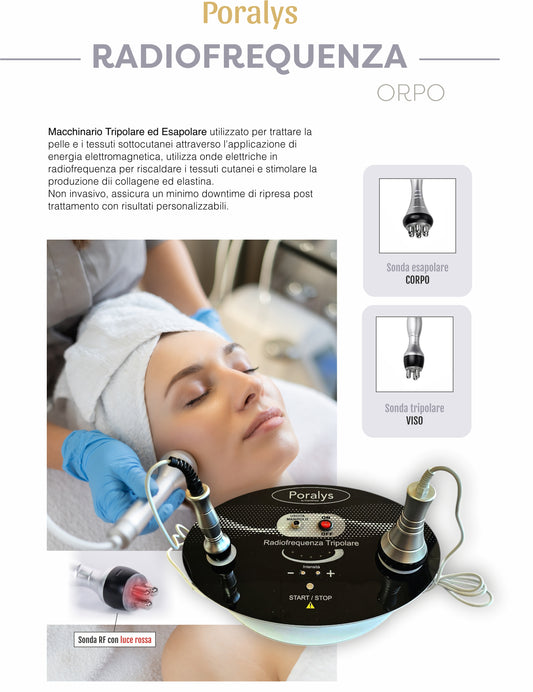 Macchinario Professionale Radiofrequenza Viso Corpo