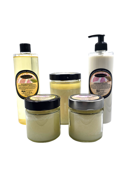 OFFERTA - Trattamento completo energizzante nutriente Cocco papaya e mandorla