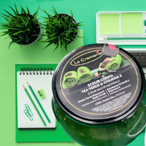 Scrub corpo Tea verde e Vitamina E 100g - La Cremerie