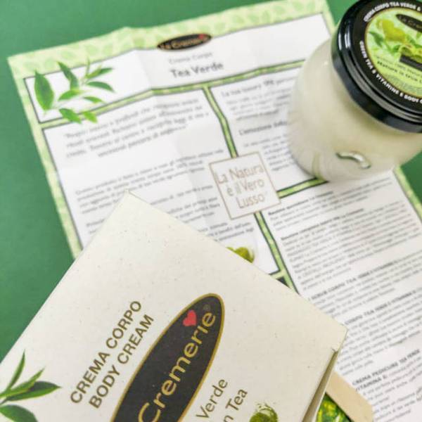 Crema corpo Tea Verde e Vitamina E 200ml - La Cremerie