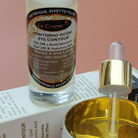Contorno occhi Oro 24k & Acido Ialuronico 30ml - La Cremerie